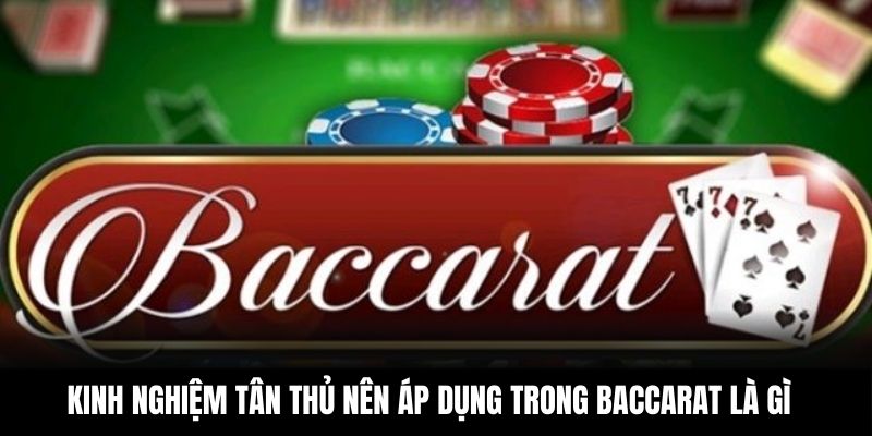 Kinh nghiệm tân thủ nên áp dụng trong Baccarat là gì