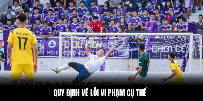 Quy định về lỗi vi phạm cụ thể